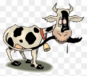 Farm Animals Clipart Funny Cow - Animated Cow