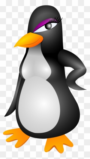 Rau Nea Penguin Linux 1979px 681 - Black And White Penguin Beach Towel
