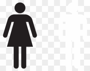 This Free Clip Arts Design Of Hombre Y Mujer Icon - Bathroom Sign Png