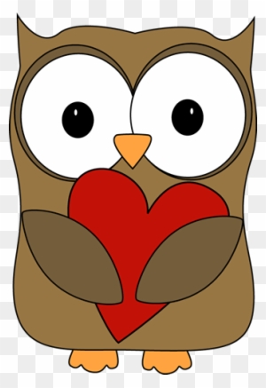 Clip Arts Related To - Valentine Owl Clipart