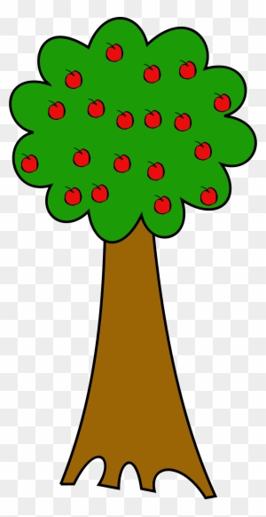 Apple Trees Clip Art - Tree With Fruits