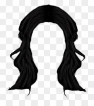 black hair clipart