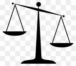 Justice Silhouette Scales Law Measurement Weight - Scales Of Justice Clip Art