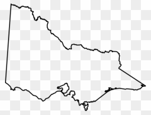 Free Vector Australian Maps Clip Art - Blank Map Of Victoria