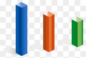 Chart 3d Column Clip Art At Clker - Bar Chart