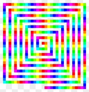 12 Color 480 Square Spiral Png Clip Arts - Color Spiral Png