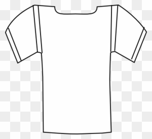 Jersey White Clip Art - Free Printable Football Jersey Template