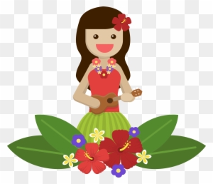 Hawaii Island Girl - Hawaiian Icon Png