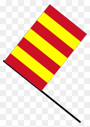 Yellow And Red Striped Flag