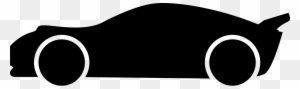 Lowered Racing Car Side View Silhouette Svg Png Icon - Dealer Management System Definition