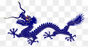 Dragon Purple Chinese Animal Creature Myst - Chinese Dragon Clipart