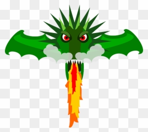 Dragon-29677 - Animated Dragon Breathing Fire