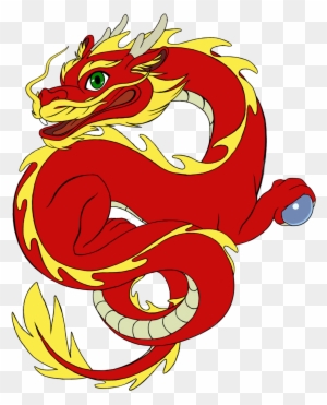 Wanderingdragon379 Chibi-esque Chinese Dragon By Wanderingdragon379 - Clipart Dragon Chinese Red
