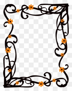 Elegant Floral Frame Border Vector By Angeladesigns - Floral Elegant Borders And Frames