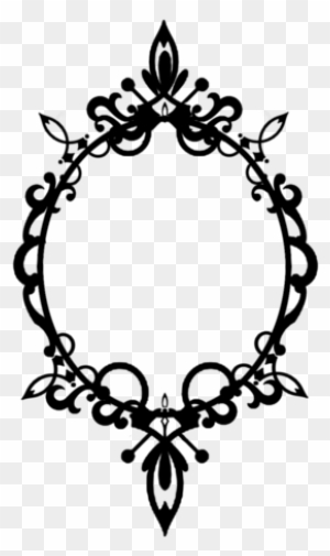 Free Vintage Clip Art Image - Fancy Oval Frame Png