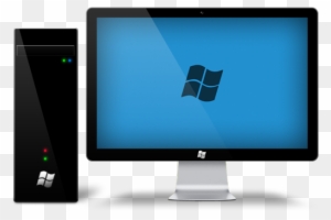 Windows Desktop Computer Png - Apple Led Cinema Display