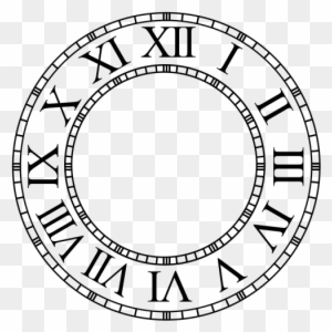 Clock With Roman Numerals Clipart, Transparent PNG Clipart Images Free  Download - ClipartMax