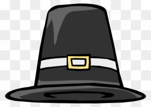 Free Thanksgiving Clipart - Pilgrim Hat