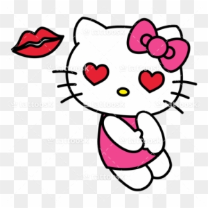 Clipart Hello Kitty Lip Tattoo Hello Kitty Love Anime Free Transparent Png Clipart Images Download