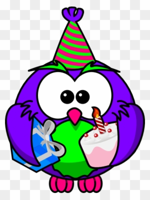 Birthday Owl Clip Art - Birthday Owl Clip Art