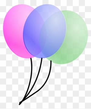 Kids, Cartoon, Free, Birthday, Holiday, Party, Balloons - Balloons Clip Art