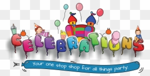 Home Celebrations Party Hire And Bouncy Castles - Celebrations Logo