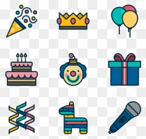 Birthday Party - Birthday Cake Icon