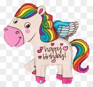 Rainbow Happy Birthday Unicorn