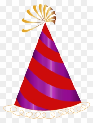 Red And Purple Party Hat Clip Art At Clker - Party Hat Clip Art