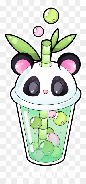 Panda Bubble Tea By Meloxi-d9vat7c 2,110×4,256 Pixels - Cute Panda Bubble Tea