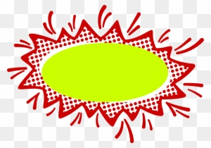 Red And Lime Empty Comic Bubbles Rain Clipart Png Image - Portable Network Graphics
