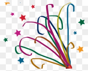 Decoration Clipart Streamer - Clipart Party Streamers