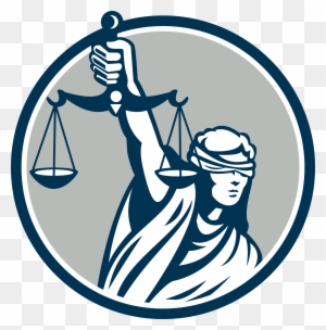 Lady Blindfolded Holding Scales Justice Front Retro - Scales Of Justice Blind