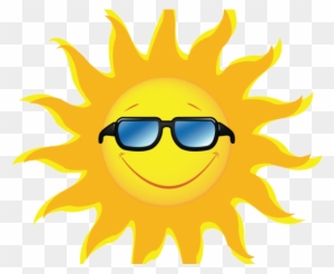 Picture Of Sun Rays Free Download Clip Art - Sun With Glasses Png