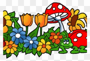 Spring Flowers Clipart - Flower Garden Clip Art