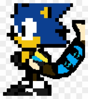 Super sonic inspiration from krakenboi4 pixel art