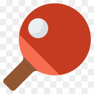Ping Pong Free Vector Icon Designed By Freepik - Table Tennis Flat Icon