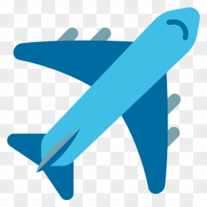 File Emoji U2708 Svg Wikimedia Commons Golden Ticket - Cute Airplane Emoji