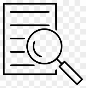 Search Magnifier Magnifying Glass Find File Document - Magnifying Glass Document Icon