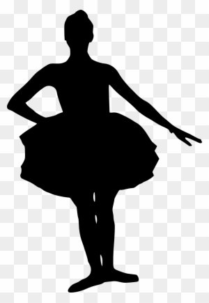 Little Girl Ballerina Silhouette - Child Ballerina Silhouette