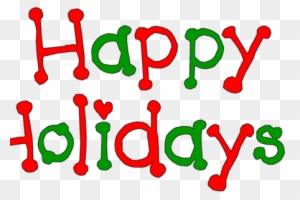 Merry Christmas Clipart Happy Holiday - Happy Holidays Clip Art