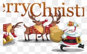 Merry Christmas Banner Clipart - Happy Christmas Banner