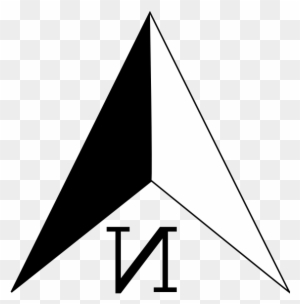 North Arrow Transparent Background - Triangle - Free Transparent PNG
