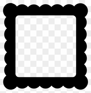 Scalloped Square Clip Art - Frames Free Download