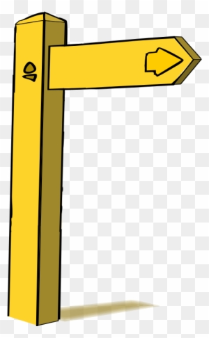 Wooden Sign Post Png - Sign Post Clipart