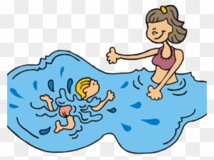Pool Clipart Swimming Lesson - Water Safety Clip Art
