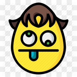 Crazy Clipart Crazy Emoji - Crazy Smile Emoji - Free Transparent PNG ...