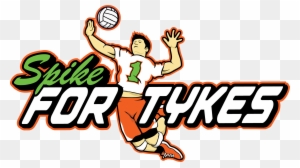 Spike For Tykes Rh Spikefortykes Org Volleyball Spike - Logo In Volleyball 2018