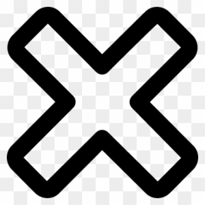 Cross Outline Symbol Vector Outlined X Icon Png Free Transparent Png Clipart Images Download Cross Outline Symbol Vector Outlined X Icon Png Free Transparent Png Clipart Images Download