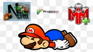 The Pain Of Researching Games With A Nintendo 64 Emulator - Paper Mario Game Over Sprite
